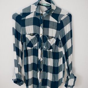 Dark Turquoise Flannel